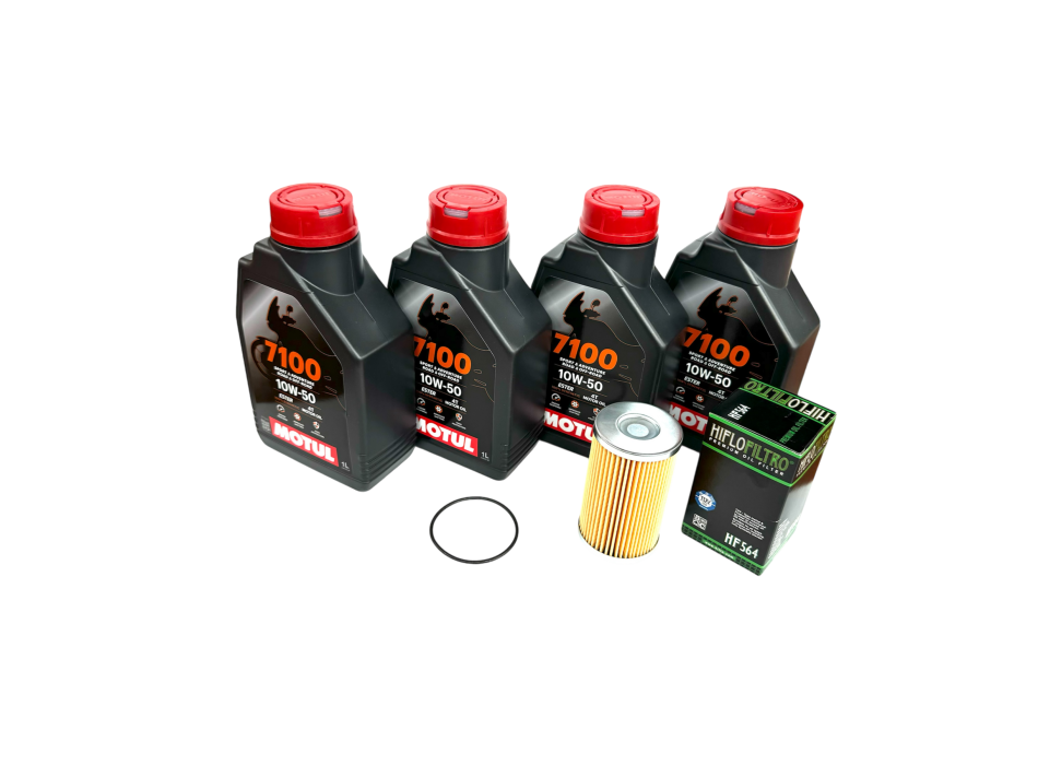 4 Liters Motul 10w50 + Long Filter Kit For Rsv/Tuono New/Old