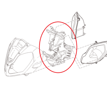 Air Duct Tuono 1000 V2 2006–2009, part no. AP8179146