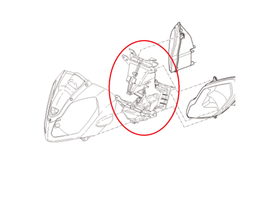 Air Duct Tuono 1000 V2 2006–2009, part no. AP8179146
