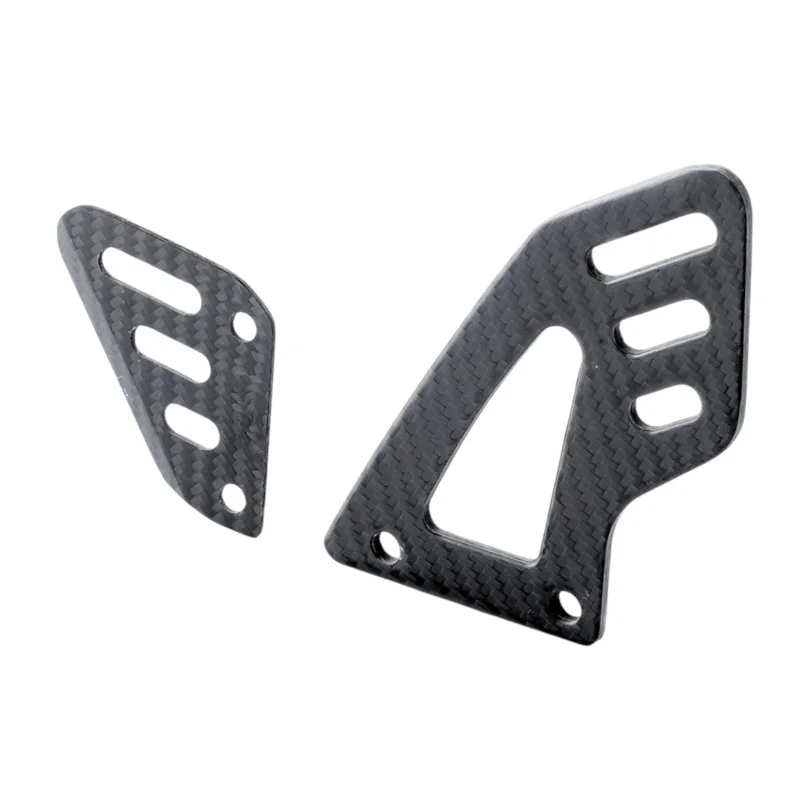 Aprilia 895318 Carbon Heel Guards for Rider Footrests
