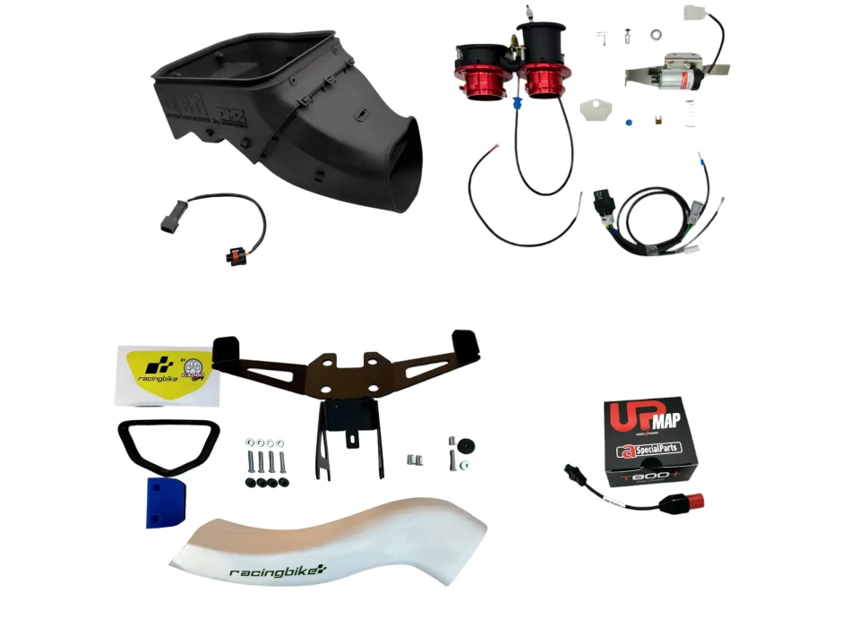 Aprilia RS 660 Complete Racing Intake Kit (2021/2024 - USA 2025) Intake Kit Evo Race Airbox + Variable Geometry Velocity Stacks + Ram Air + UpMap