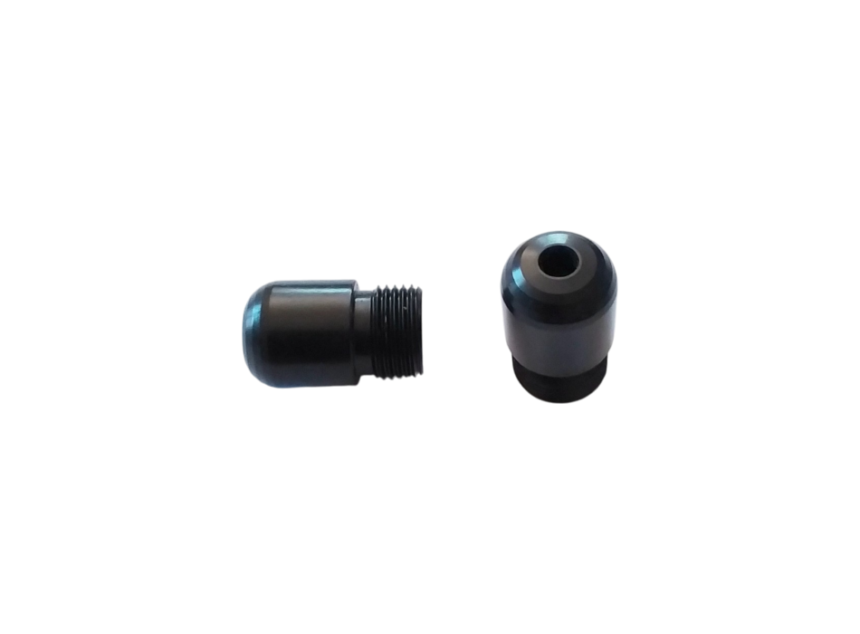 Bar Ends by Dilone Special Parts in Black Anodized Ergal