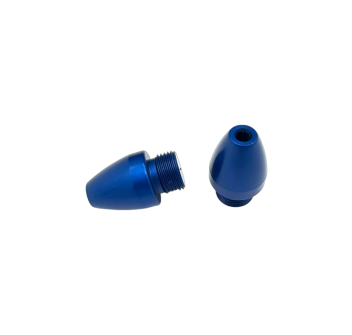 Bar Ends by Dilone Special Parts in Blue Anodized Ergal
