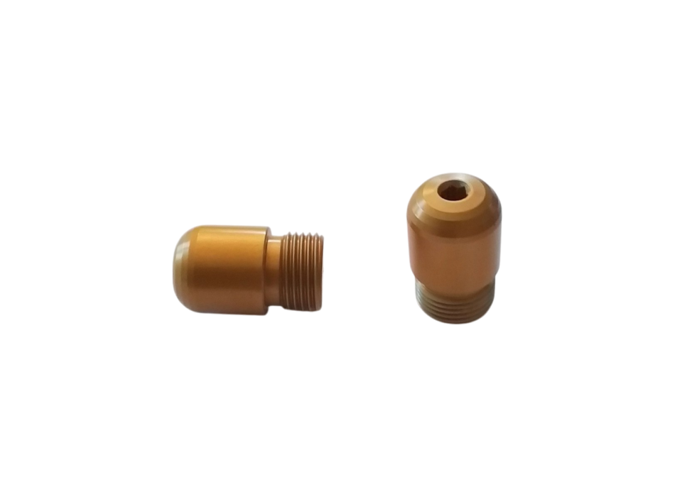 Bar Ends by Dilone Special Parts in gold Anodized Ergal
