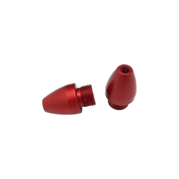 Bar Ends by Dilone Special Parts in Red Anodized Ergal