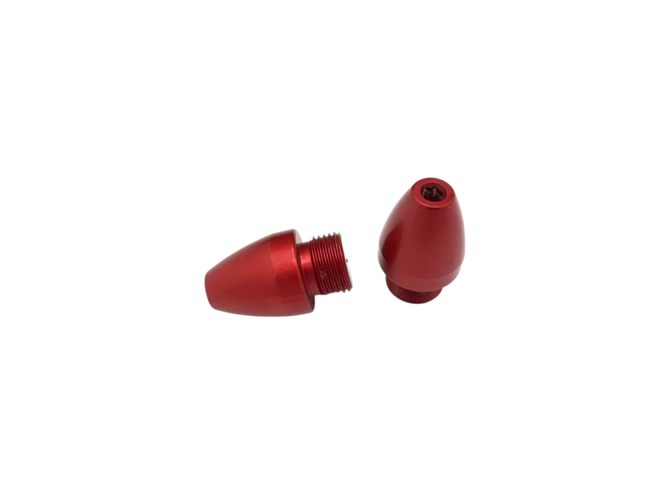 Bar Ends by Dilone Special Parts in Red Anodized Ergal