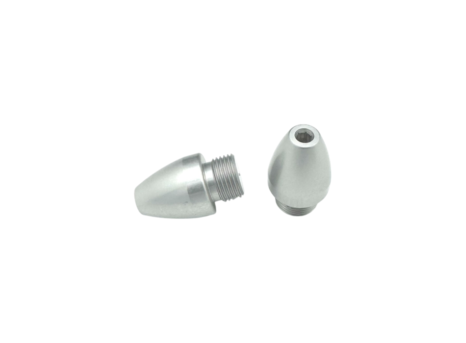 Bar Ends by Dilone Special Parts in Silver Anodized Ergal
