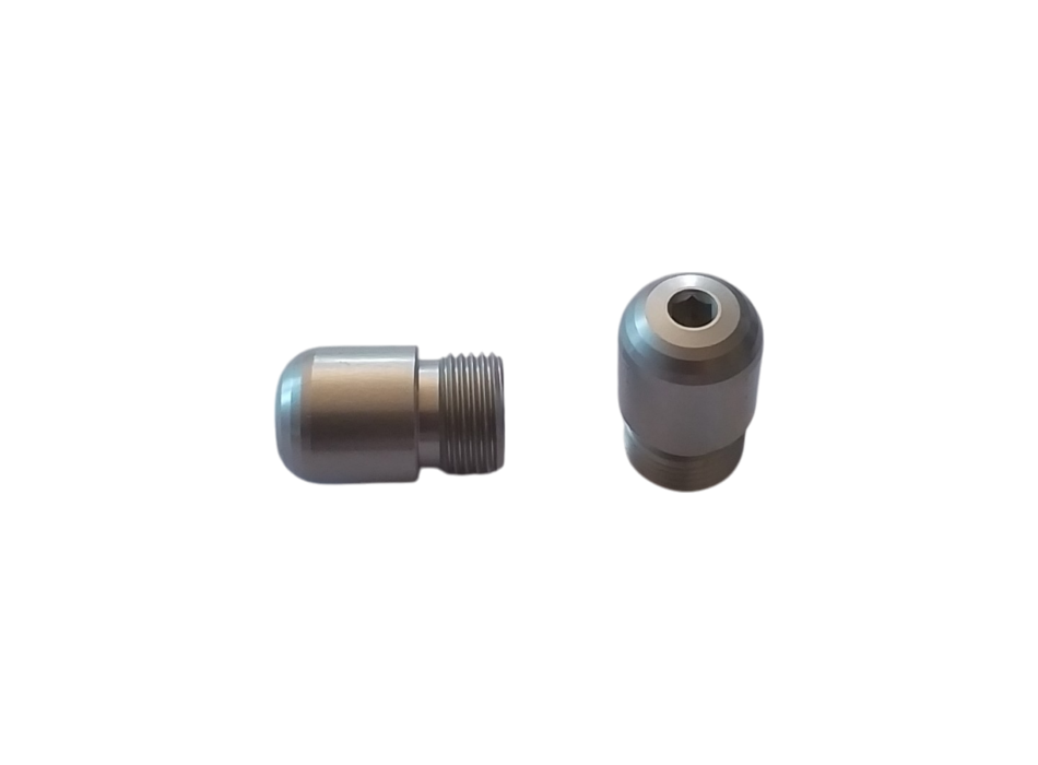 Bar Ends by Dilone Special Parts in Silver Anodized Ergal