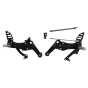 Black FlyHammer Rearsets for RS660 and Tuono 660