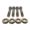 Brake Caliper Spacer And Screw Kit For Disc Upgrade