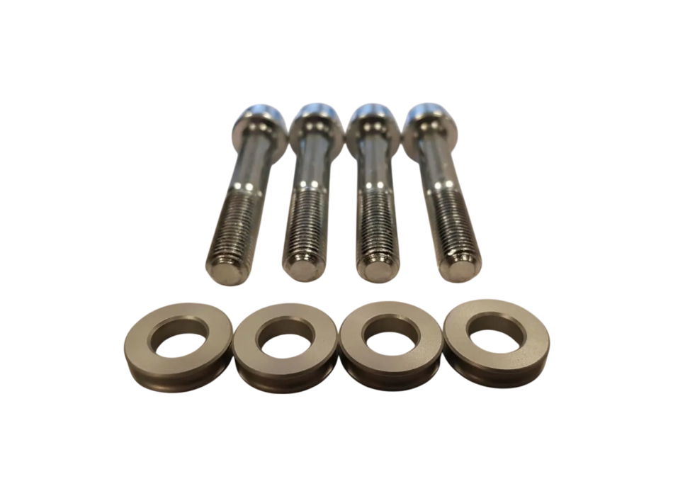 Brake Caliper Spacer And Screw Kit For Disc Upgrade
