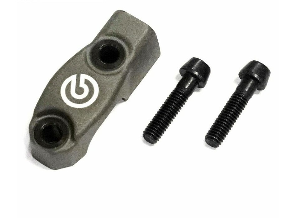 Brembo Clamp With Mirror Adapter For Rcs Corsa Corta Master Cylinder M10x1,25 Dx