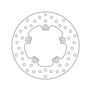 Brembo Fixed Gold Series Rear Brake Disc 68b407g6