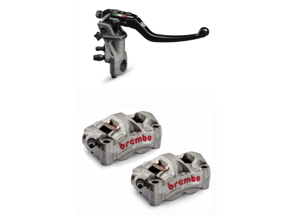 Brembo RCS 17 Corsa Corta Kit + M50 Calipers 100 mm