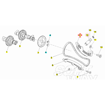 Cam Chain Guide 857539