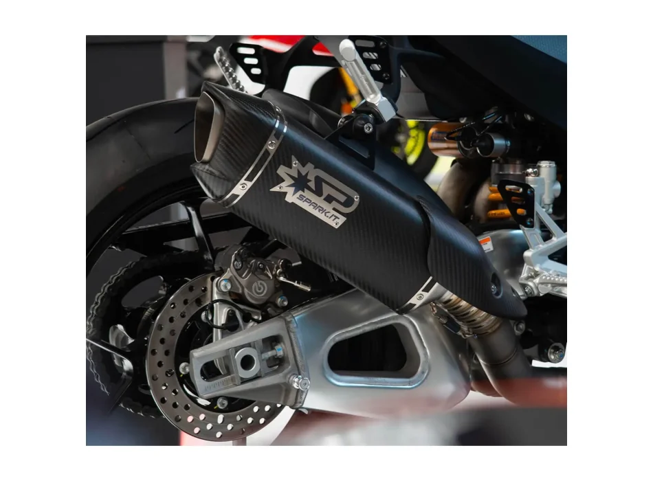 Carbon Slip-On Spark Force Evo part. GAP0408C for Aprilia Rsv4 And Tuono V4 from 2017
