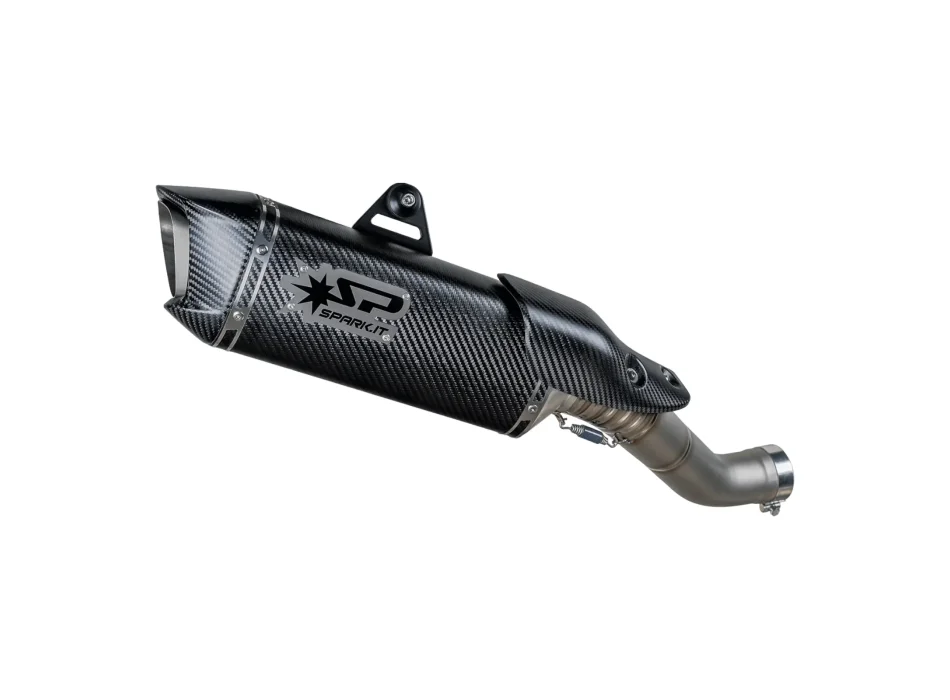Carbon Slip-On Spark Force Evo part. GAP0408C for Aprilia Rsv4 And Tuono V4 from 2017