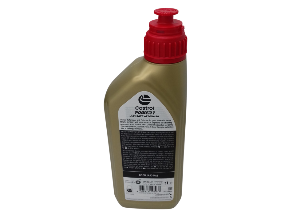 Castrol Power1 Ultimate 10W50 4-Stroke Motorcycle Oil