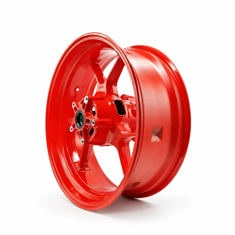 Cerchio originale posteriore rosso Tuono 1100 Factory