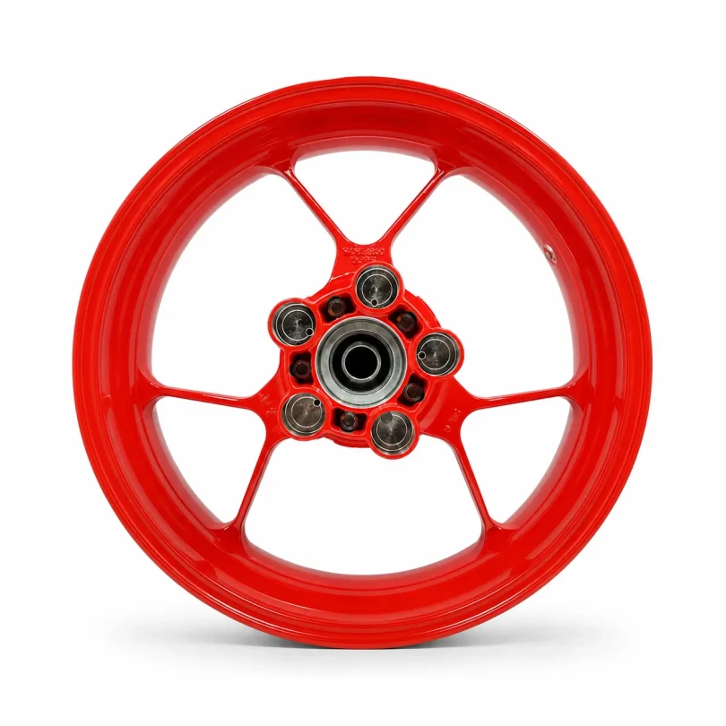 Cerchio originale posteriore rosso Tuono 1100 Factory