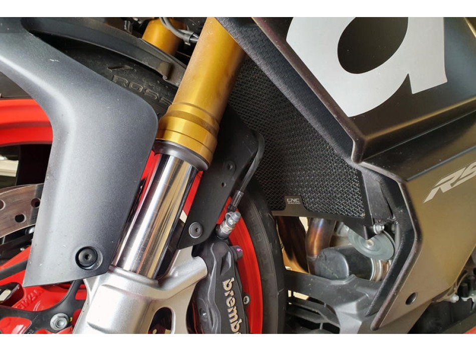 Cnc Racing Radiator Guard part no. RA068B for Rs660 - Tuono 660