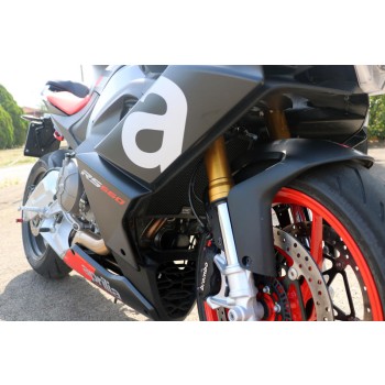 Cnc Racing Radiator Guard part no. RA068B for Rs660 - Tuono 660