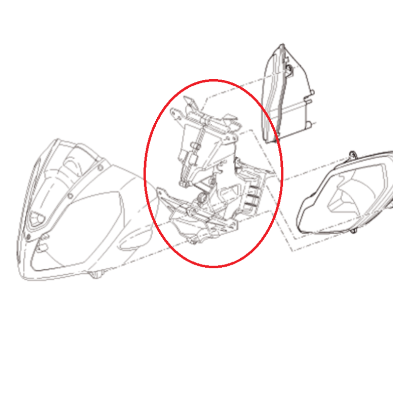 Convogliatore aria Tuono 1000 V2 2006-2009 AP8179146