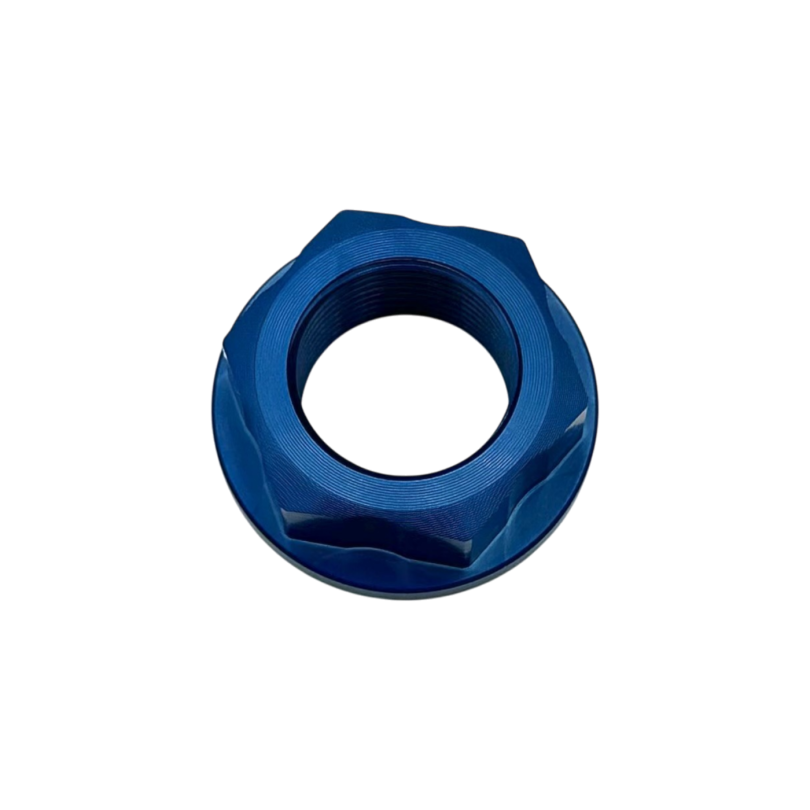 Dado Ruota Posteriore In Ergal 7075 Per Tutte Le 660 Anodizzato Blu