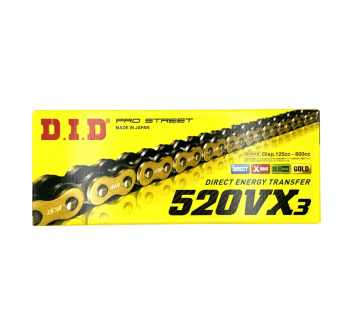 Did Vx3 Chain Gold Pitch 520 110 Links