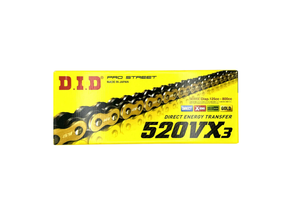 Did Vx3 Chain Gold Pitch 520 110 Links