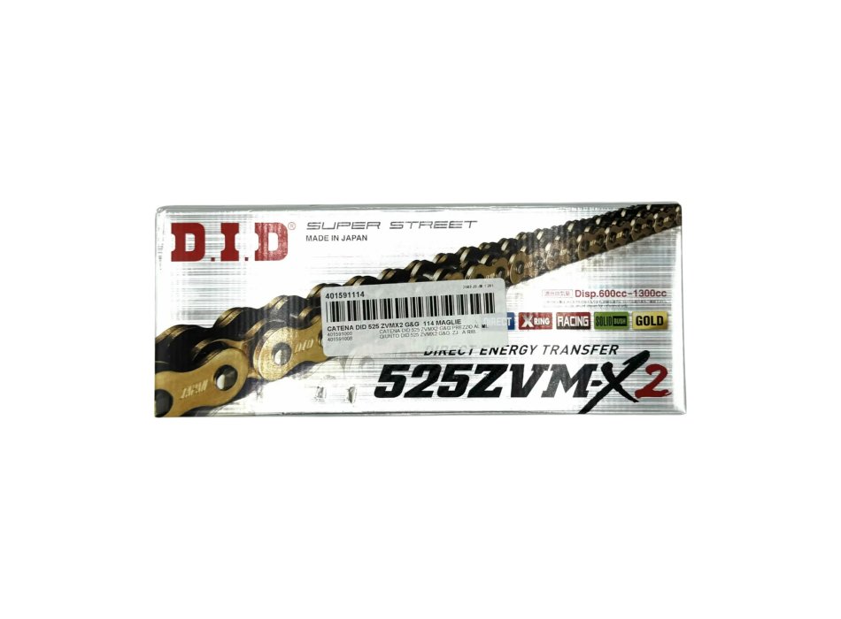 Did ZVM-X2 Chain Pitch 525 114 Links