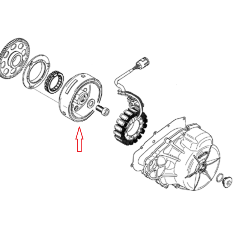 Estrattore volano Aprilia art. AP0277730 per motori V2