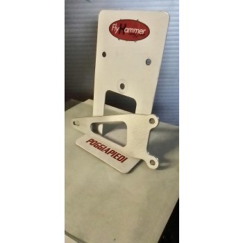 Exhaust Bracket For Flyhammer Rearset Rsv4 - Tuono V4 Aprc 2011-2016