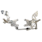 Pedane arretrate Flyhammer Rsv4 Tuono V4 2011-2016 Aprc Cambio Dritto