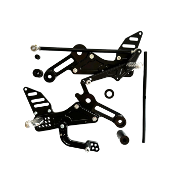 FlyHammer Rearsets For Rs457 Black Anodized