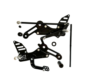 FlyHammer Rearsets For Rs457 Black Anodized