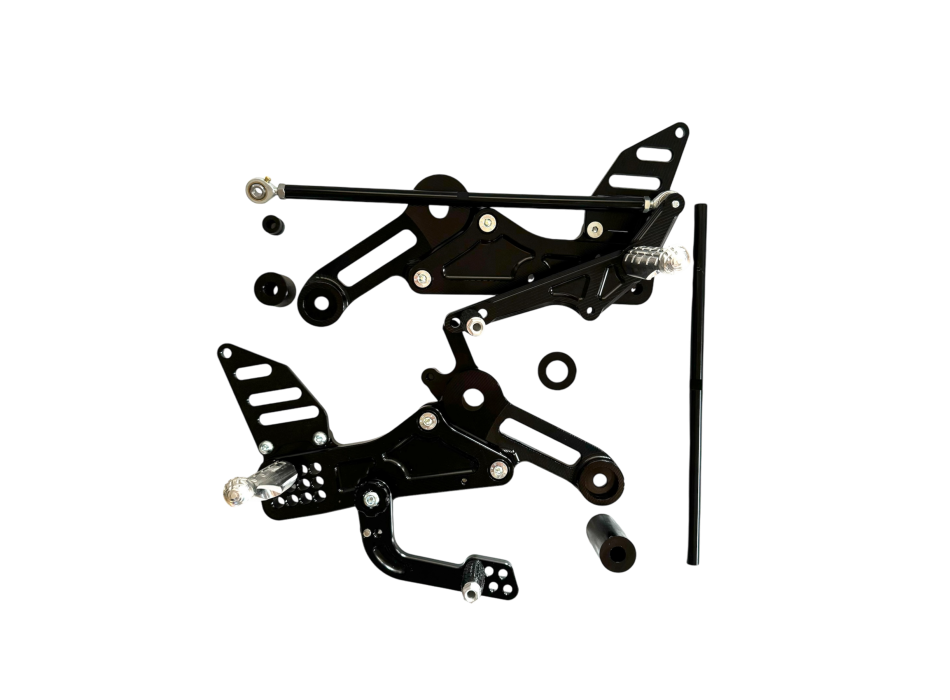 FlyHammer Rearsets For Rs457 Black Anodized