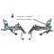 Pedane FlyHammer Rs660 Tuono 660