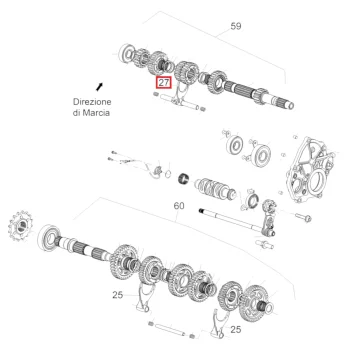 Forcella Cambio Aprilia RSV4 2A000453R