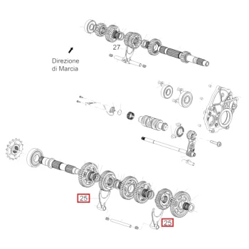 Forcella Cambio Aprilia TUONO V4 85253R