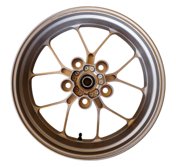 Forged Rear Wheel Titanium Color Aprilia RSV4 - Part 2B0062336