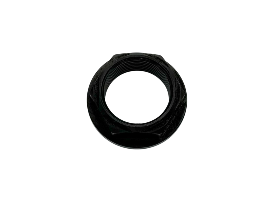 Front Wheel Nut In Black Anodized Ergal 7075 For V4 V2