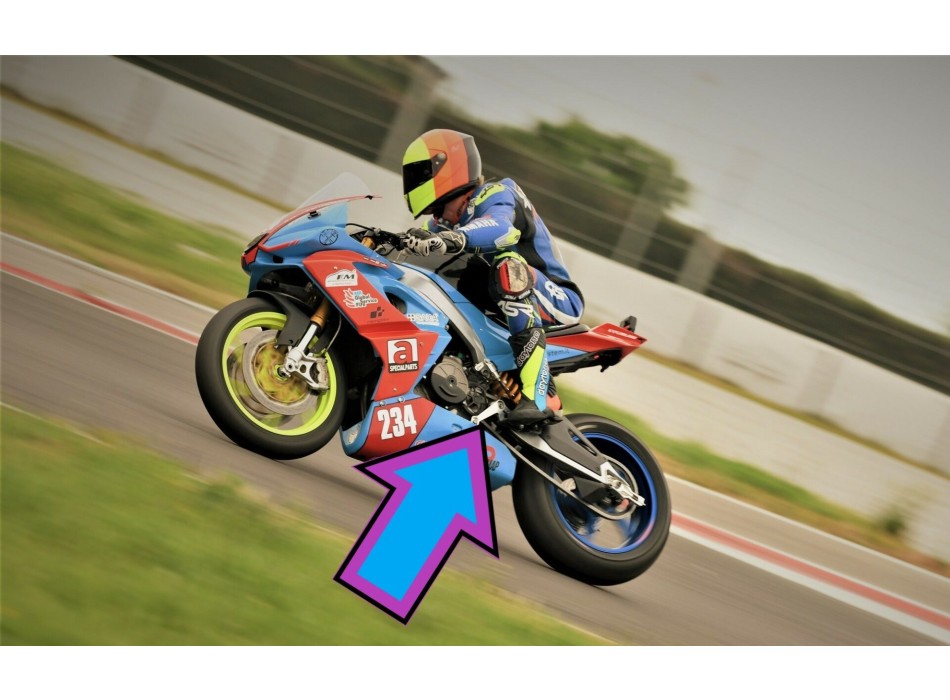 Gabro Racing rs660 Tuono 660 Rearset Brackets With Adjustable Swingarm Pivot Position