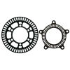 Genuine Aprilia ABS Sensor Rings / Encoder Rings Kit for RSV4 / Tuono V4