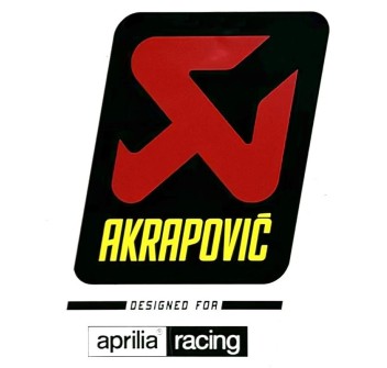 Genuine decal Aprilia 2B006315 by Akrapovic