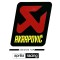 Adesivo Akrapovic originale Aprilia art. 2B006315
