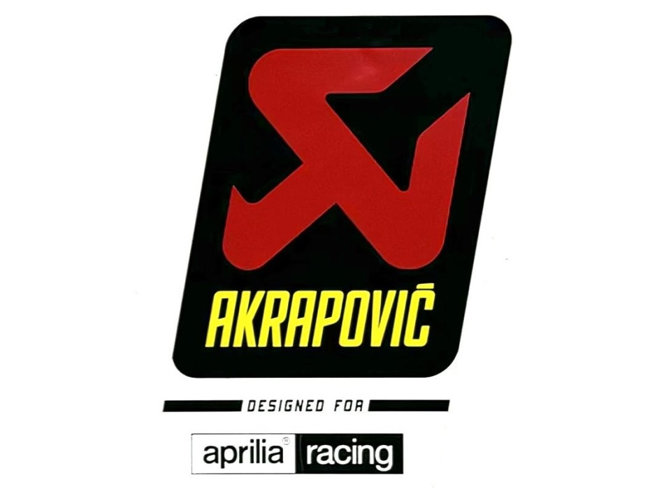 Genuine decal Aprilia 2B006315 by Akrapovic