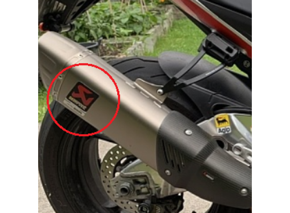 Genuine decal Aprilia 2B006315 by Akrapovic