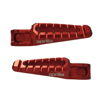 Genuine red Footpegs Aprilia for RS660 / TUONO – Part No. 2S002425