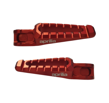 Genuine red Footpegs Aprilia for RS660 / TUONO – Part No. 2S002425